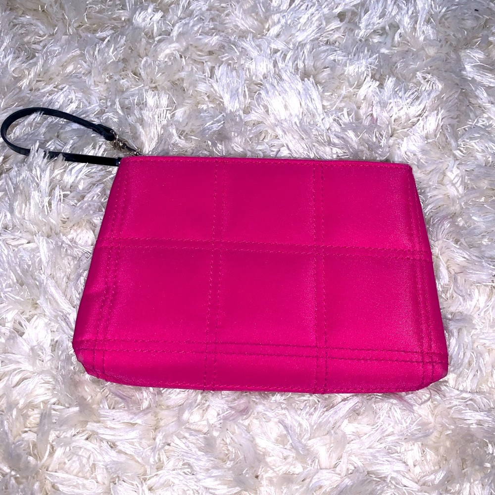 Givenchy Hot Pink wristlet pouch makeup bag